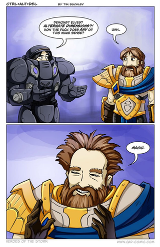 Illustration for article titled Fan's Backstory For Heroes Of The Storm Is Better Than The Real Thing